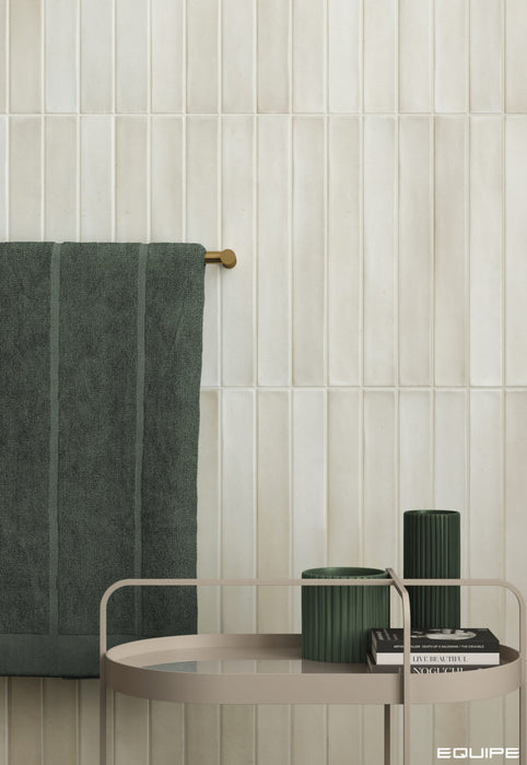 Equipe - Massimo Collection - 2 in. x 16 in. Ceramic Tile - Almond Installed
