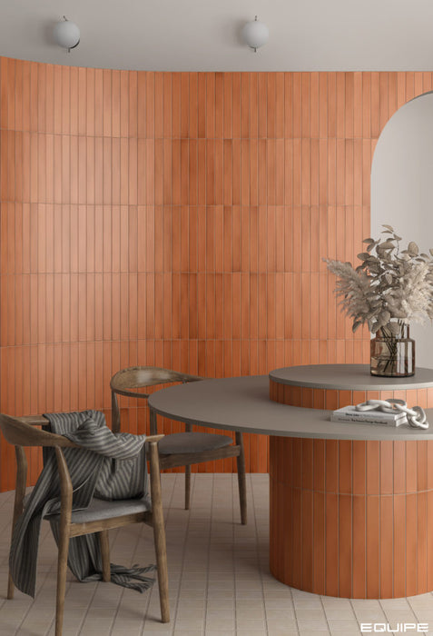Equipe - Massimo Collection - 2 in. x 16 in. Ceramic Tile - Cotto Installed 2