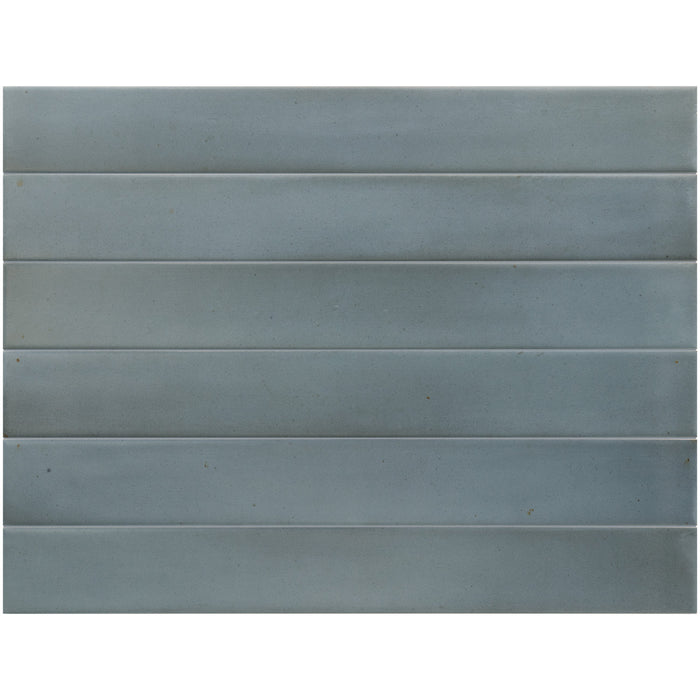 Equipe - Massimo Collection - 2 in. x 16 in. Ceramic Tile - Smoke Blue