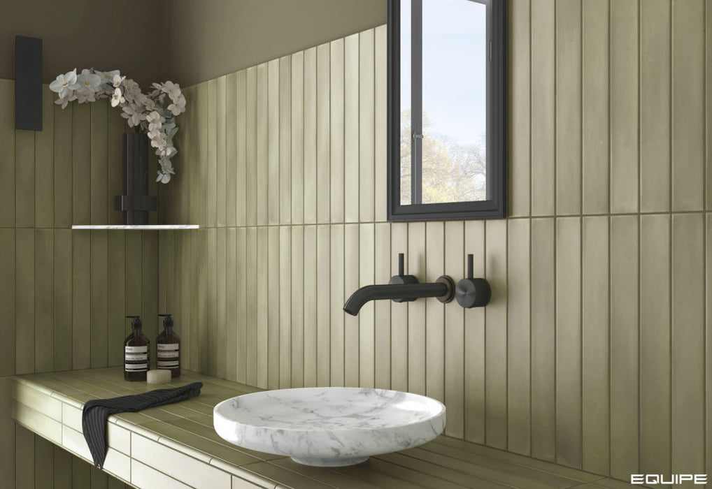 Equipe - Massimo Collection - 2 in. x 16 in. Ceramic Tile - Verd Antique Room
