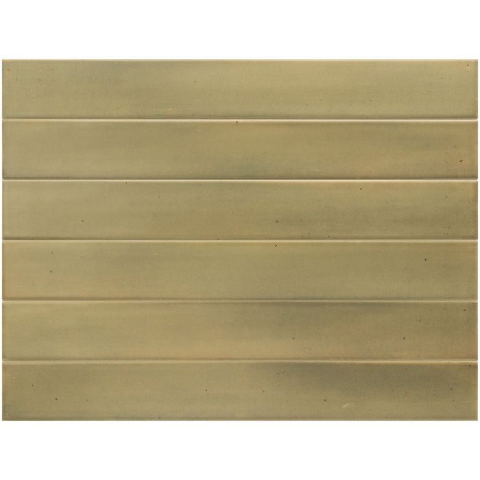 Equipe - Massimo Collection - 2 in. x 16 in. Ceramic Tile - Verd Antique