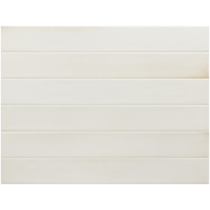 Equipe - Massimo Collection - 2 in. x 16 in. Ceramic Tile - White