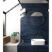 Equipe - Tribeca Collection - 2.5 in. x 10 in. Wall Tile - Blue Note Installed