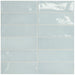 Equipe - Village Collection - 2.5 in. x 8 in. White Body Ceramic Tile - Cloud