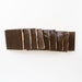Lungarno - Zellige Bespoke - 4" x 4" Glossy Terracotta Tile - Espresso Noire Stacked