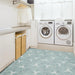 SomerTile - Horizon Collection -  7 3/4 in. x 9 in. - Hexagon Porcelain Tile - Dusk Aguamarina Room Scene