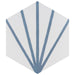 SomerTile - Horizon Collection -  7 3/4 in. x 9 in. - Hexagon Porcelain Tile - Dawn Azul