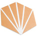 SomerTile - Horizon Collection -  7 3/4 in. x 9 in. - Hexagon Porcelain Tile - Dusk Mostaza Angled View