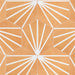 SomerTile - Horizon Collection -  7 3/4 in. x 9 in. - Hexagon Porcelain Tile - Dusk Mostaza Installed
