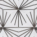 SomerTile - Horizon Collection -  7 3/4 in. x 9 in. - Hexagon Porcelain Tile - Dawn Nero Installed