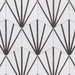 SomerTile - Horizon Collection -  7 3/4 in. x 9 in. - Hexagon Porcelain Tile - Dawn Nero Installed 2