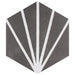 SomerTile - Horizon Collection -  7 3/4 in. x 9 in. - Hexagon Porcelain Tile - Dusk Nero