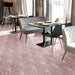 SomerTile - Horizon Collection -  7 3/4 in. x 9 in. - Hexagon Porcelain Tile - Dusk Rosa Room scene 2