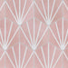 SomerTile - Horizon Collection -  7 3/4 in. x 9 in. - Hexagon Porcelain Tile - Dusk Rosa Room scene Installed 2