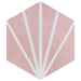 SomerTile - Horizon Collection -  7 3/4 in. x 9 in. - Hexagon Porcelain Tile - Dusk Rosa