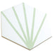 SomerTile - Horizon Collection -  7 3/4 in. x 9 in. - Hexagon Porcelain Tile - Dawn Verde Angled view