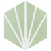 SomerTile - Horizon Collection -  7 3/4 in. x 9 in. - Hexagon Porcelain Tile - Dusk Verde