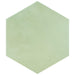 SomerTile - Horizon Collection -  7 3/4 in. x 9 in. - Hexagon Porcelain Tile - Verde
