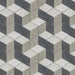 SomerTile - Traffic 9" x 10" Porcelain Hex Tile - 3D Grey