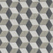 SomerTile - Traffic 9" x 10" Porcelain Hex Tile - 3D Grey