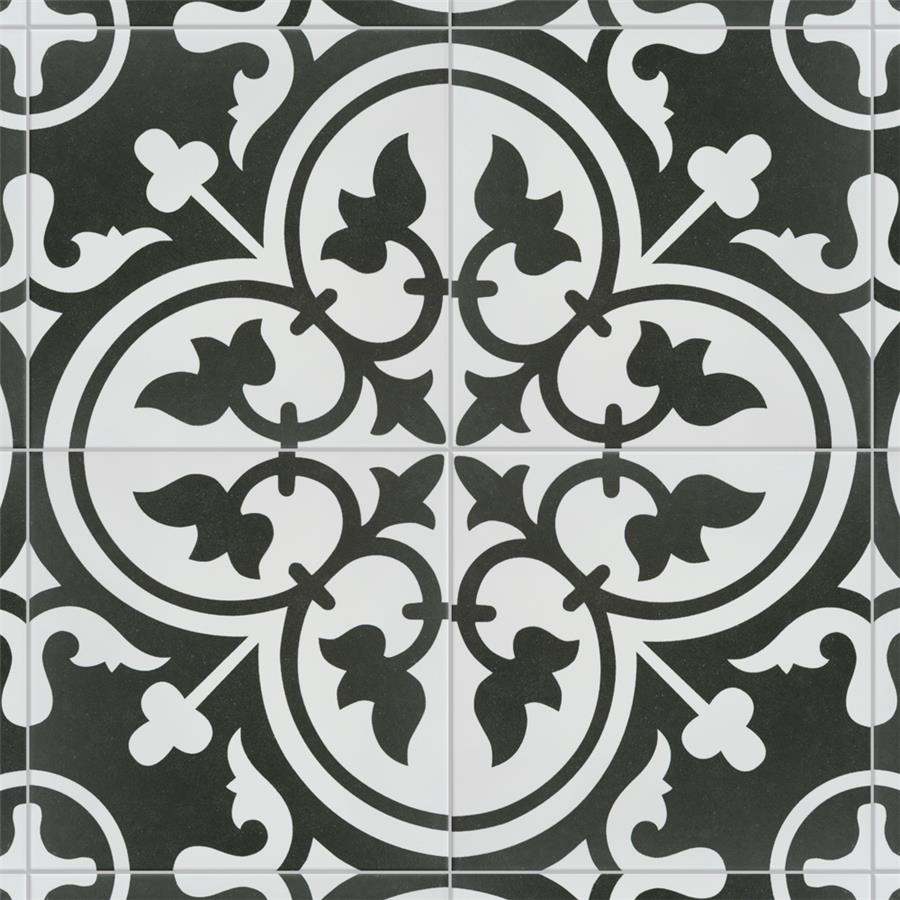 SomerTile - Arte 10&quot; x 10&quot; Porcelain Tile - Clover White