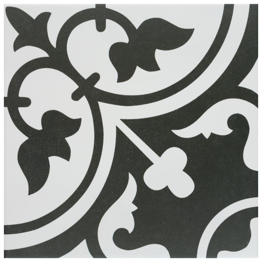 SomerTile - Arte 10&quot; x 10&quot; Porcelain Tile - Clover White