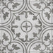 SomerTile - Llama Arte Loire 10" x 10" Porcelain Tile - Silver Smoke