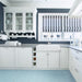 SomerTile - Textile Basic 9" x 10" Porcelain Hex Tile - Aqua 4