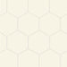 SomerTile - Textile Basic 9" x 10" Porcelain Hex Tile - Cotton 2