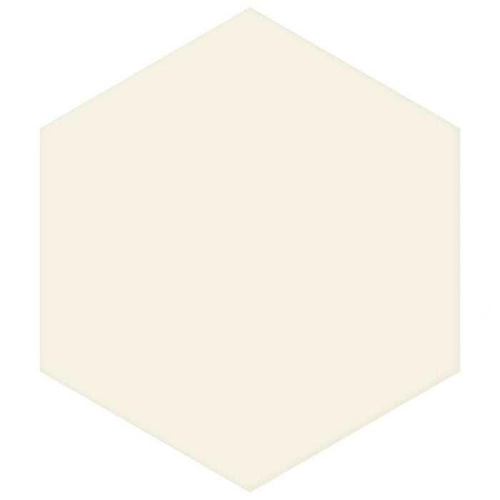 SomerTile - Textile Basic 9" x 10" Porcelain Hex Tile - Cotton