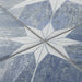 SomerTile - Cassis Stella 10" x 10" Porcelain Tile - Blue Day