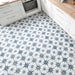 SomerTile - Cassis Stella 10" x 10" Porcelain Tile - Blue floor installation