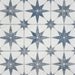 SomerTile - Cassis Stella 10" x 10" Porcelain Tile - Blue