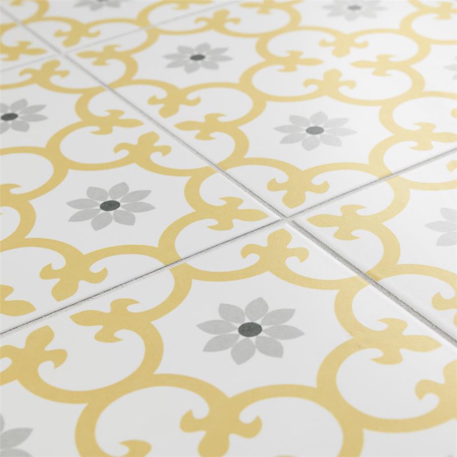 SomerTile - Daria 10&quot; x 10&quot; Porcelain Tile - Dandelion