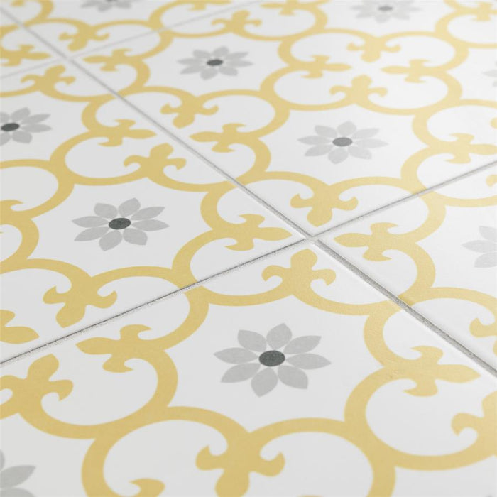 SomerTile - Daria 10" x 10" Porcelain Tile - Dandelion