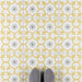 SomerTile - Daria 10" x 10" Porcelain Tile - Dandelion floor installation