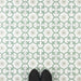 SomerTile - Daria 10" x 10" Porcelain Tile - Kale floor installation