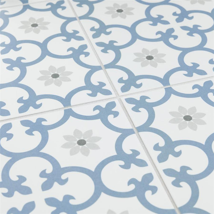 SomerTile - Daria 10" x 10" Porcelain Tile - Niagara