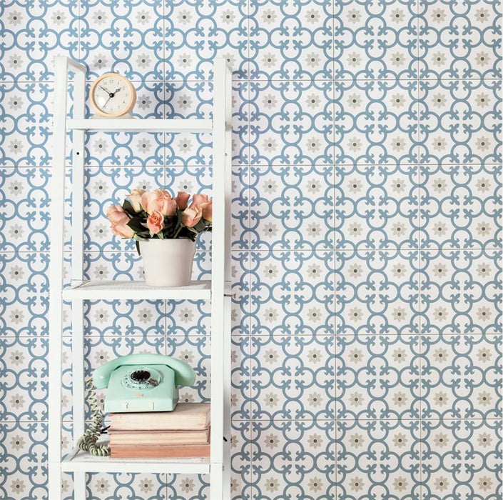 SomerTile - Daria 10" x 10" Porcelain Tile - Niagara wall installation