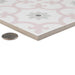 SomerTile - Daria 10" x 10" Porcelain Tile - Rose
