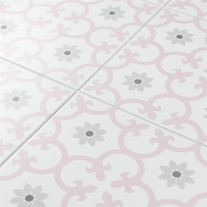 SomerTile - Daria 10" x 10" Porcelain Tile - Rose