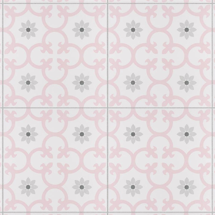 SomerTile - Daria 10" x 10" Porcelain Tile - Rose