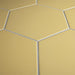 SomerTile - Textile Basic 9" x 10" Porcelain Hex Tile - Dandelion