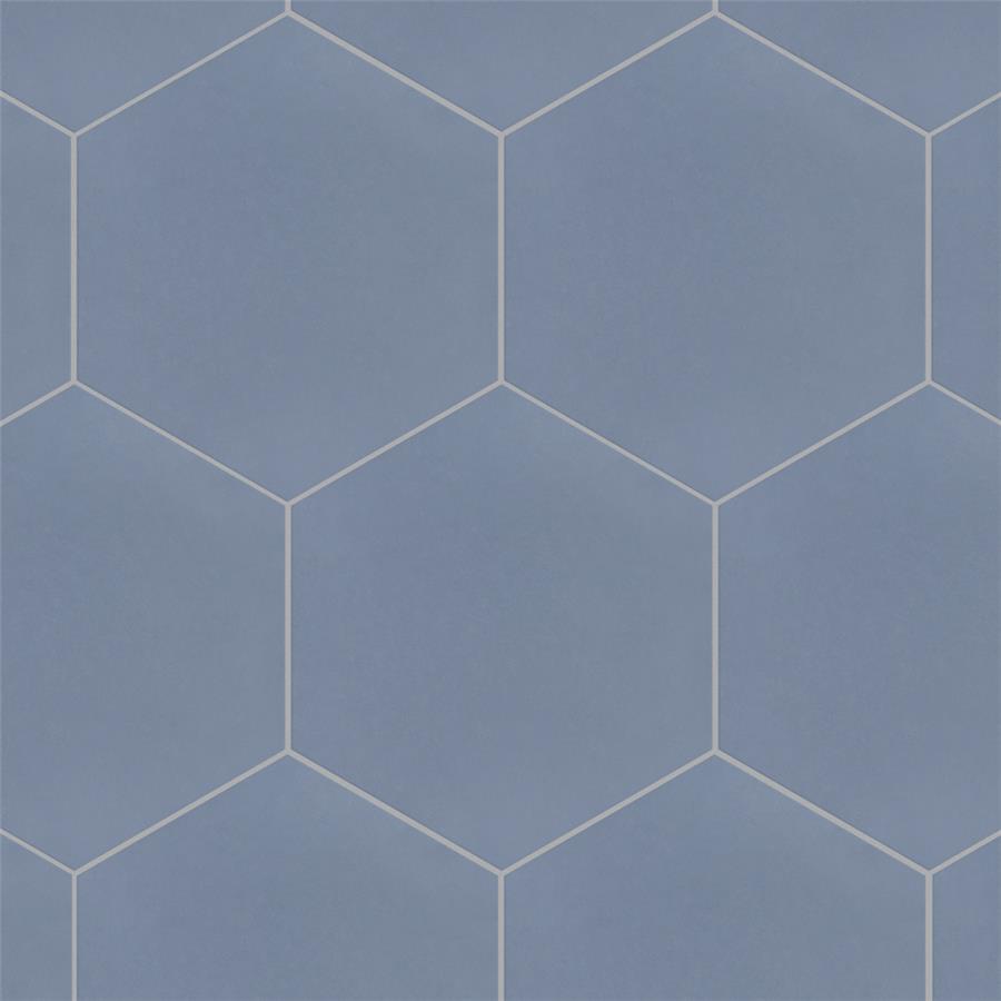 SomerTile - Textile Basic 9&quot; x 10&quot; Porcelain Hex Tile - Ducados