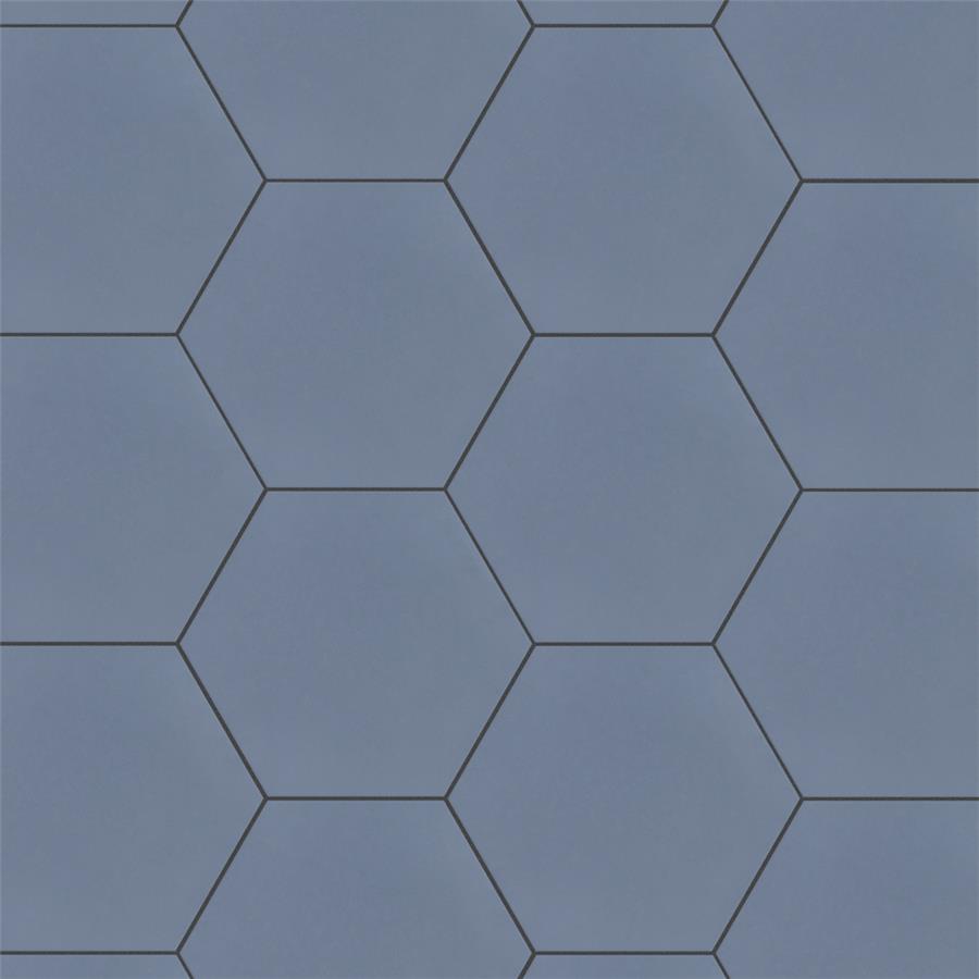 SomerTile - Textile Basic 9&quot; x 10&quot; Porcelain Hex Tile - Ducados