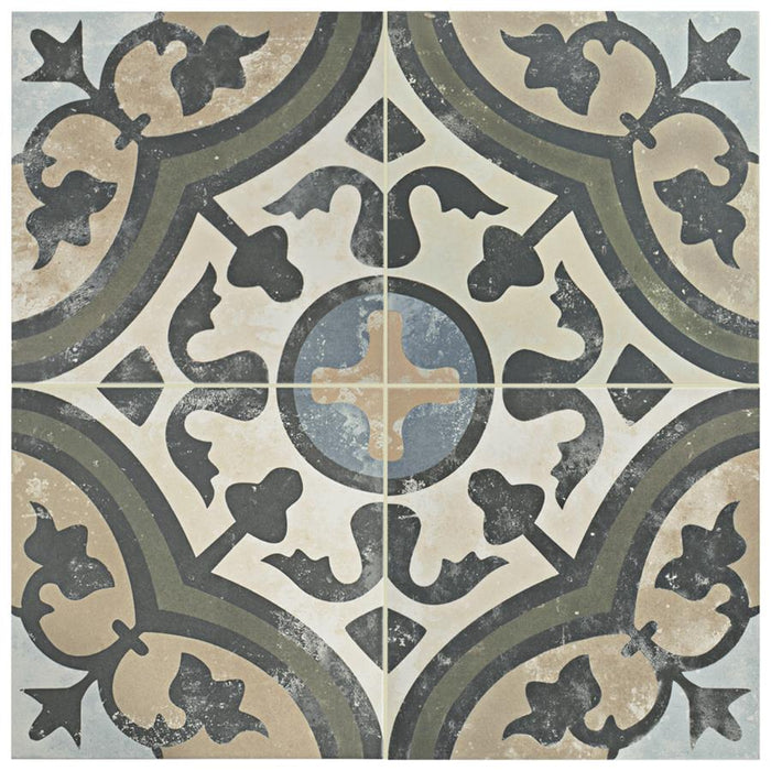 SomerTile - Evoque 10" x 10" Porcelain Tile - Arte Carthusian