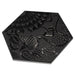 SomerTile - Gaudi Lux 9" x 10" Porcelain Hex Tile - Black