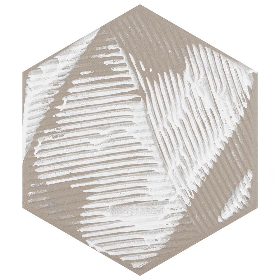 SomerTile - Gaudi Lux 9&quot; x 10&quot; Porcelain Hex Tile - Ducados