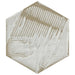 SomerTile - Gaudi Lux 9" x 10" Porcelain Hex Tile - Rose