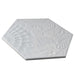 SomerTile - Gaudi Lux 9" x 10" Porcelain Hex Tile - White